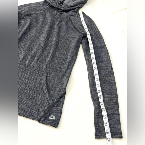 RBX Women's Charcoal Hooded Sweater Long Sleeve Hoodie Shirt Small - Picture 9 of 16